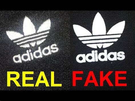 real vs fake adidas pants|Adidas authentic badge.